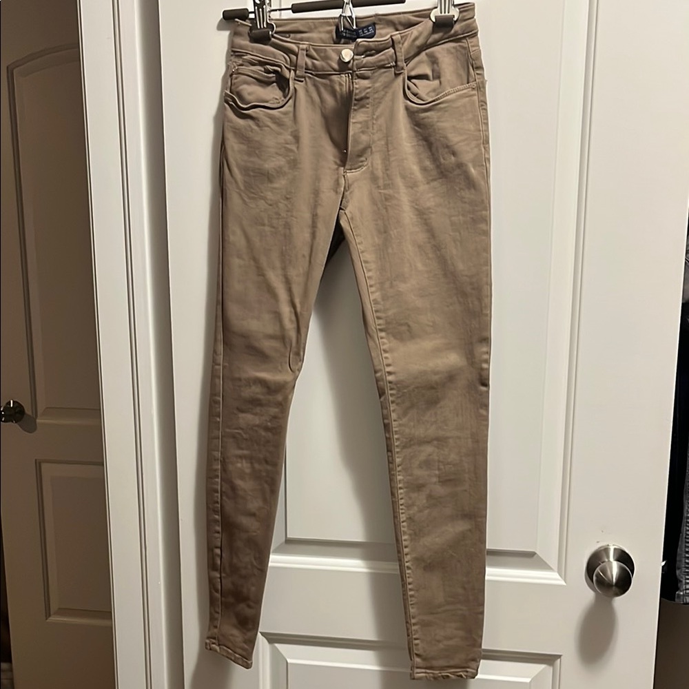 Women's Zara Tan Skinny Jeans